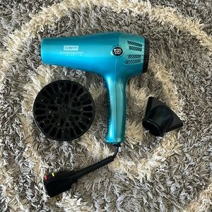 Conair Cord Keeper 1875 Hair Dryer with attachments